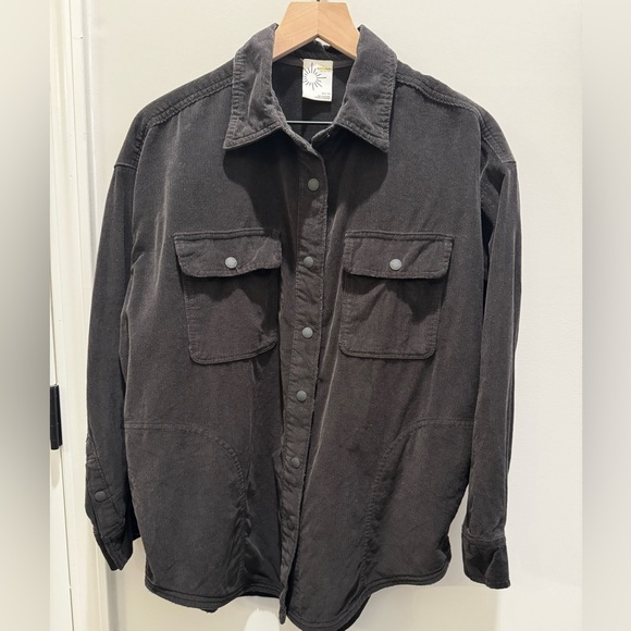 Aerie Offline corduroy button down oversize shirt - Picture 1 of 3